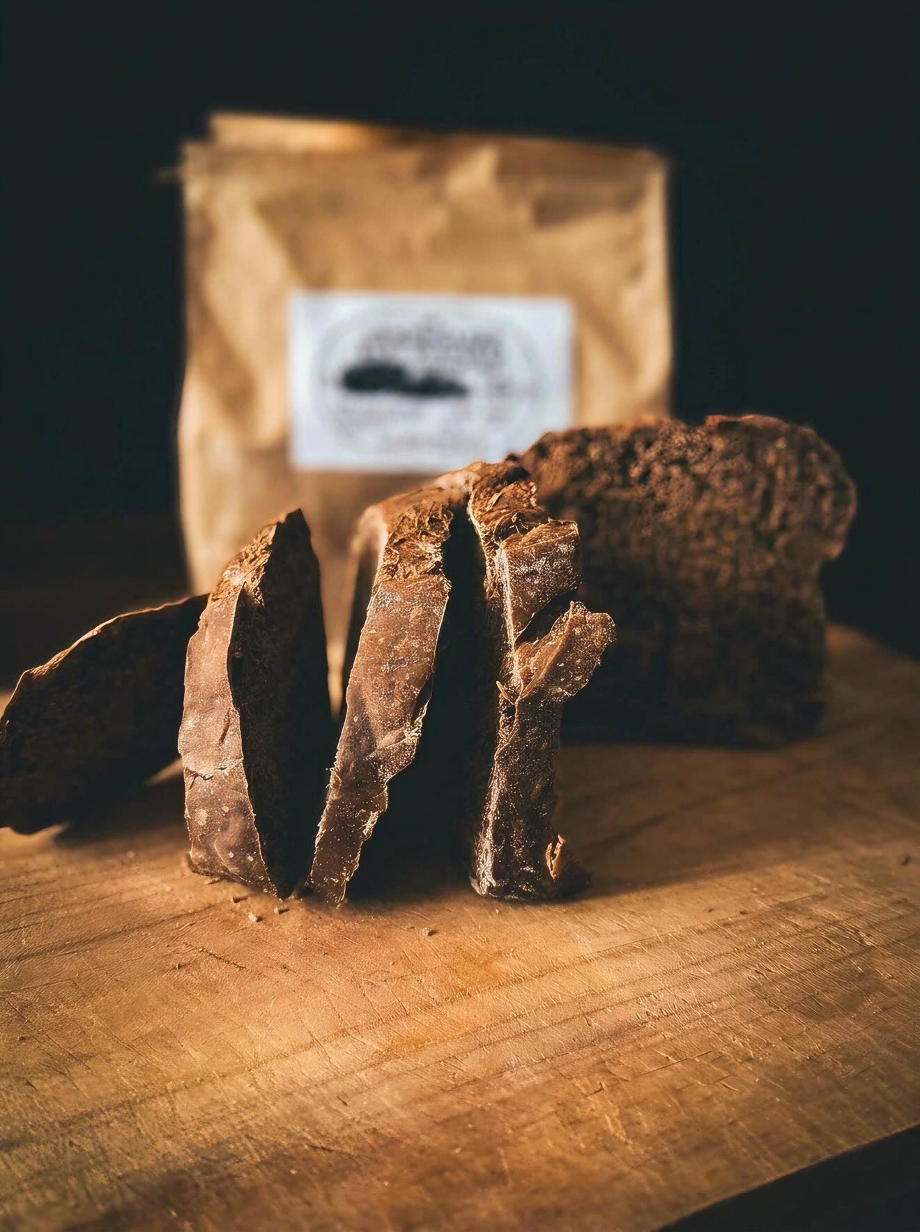 Chocolate chip espresso sourdough loaf 🍞
